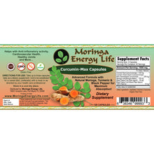 Load image into Gallery viewer, Curcumin - Max Moringa Capsules (120) - Moringa Energy Life