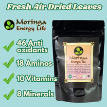 Load image into Gallery viewer, Moringa Loose Leaf Tea 3 oz Natural - Moringa Energy Life