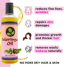 Load image into Gallery viewer, Moringa Seed Oil 6.67oz (200ml) 100% Pure, Cold Pressed & Food Grade - Moringa Energy Life