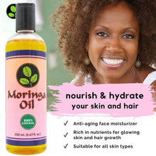 Load image into Gallery viewer, Moringa Seed Oil 6.67oz (200ml) 100% Pure, Cold Pressed & Food Grade - Moringa Energy Life