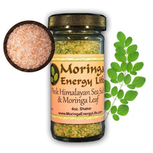 Load image into Gallery viewer, Pink Himalayan Sea Salt with Moringa Leaf Shaker 4 oz - Moringa Energy Life
