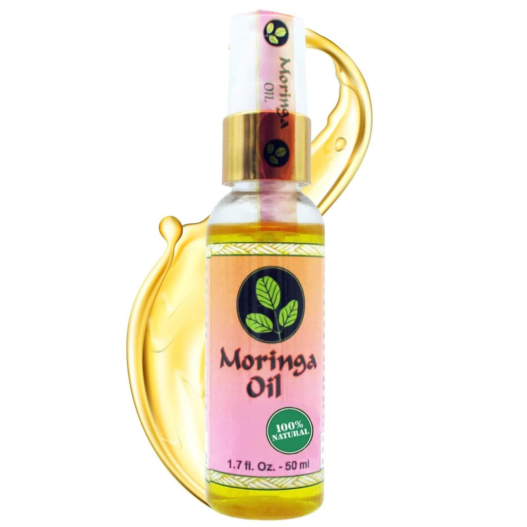Moringa Seed Oil, 100% Pure, Cold-Pressed 1.7oz Food Grade