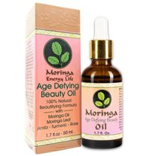 Load image into Gallery viewer, Moringa Age Defying Beauty Oil for Face 1.7 oz
