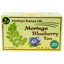 Load image into Gallery viewer, Moringa Blueberry Tea bags 28 - Moringa Energy Life
