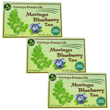 Load image into Gallery viewer, Moringa Blueberry Tea bags 28 - Moringa Energy Life
