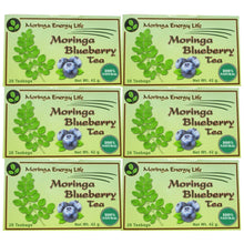 Load image into Gallery viewer, Moringa Blueberry Tea bags 28 - Moringa Energy Life
