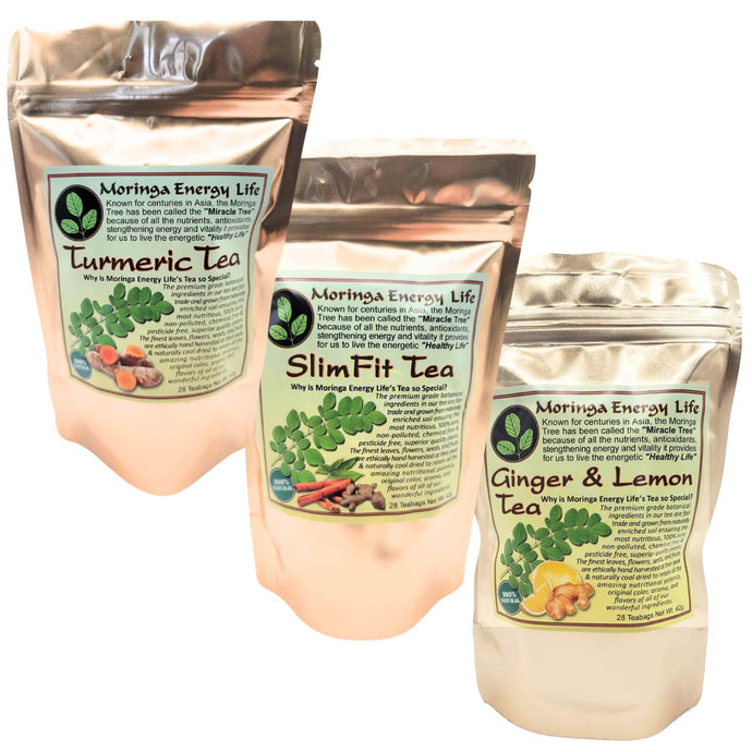 Moringa Tea Bundle Gift Pack by Moringa Energy Life - 84 Moringa Teas - Moringa Energy Life