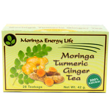 Load image into Gallery viewer, Moringa Turmeric Ginger Tea bags - Moringa Energy Life
