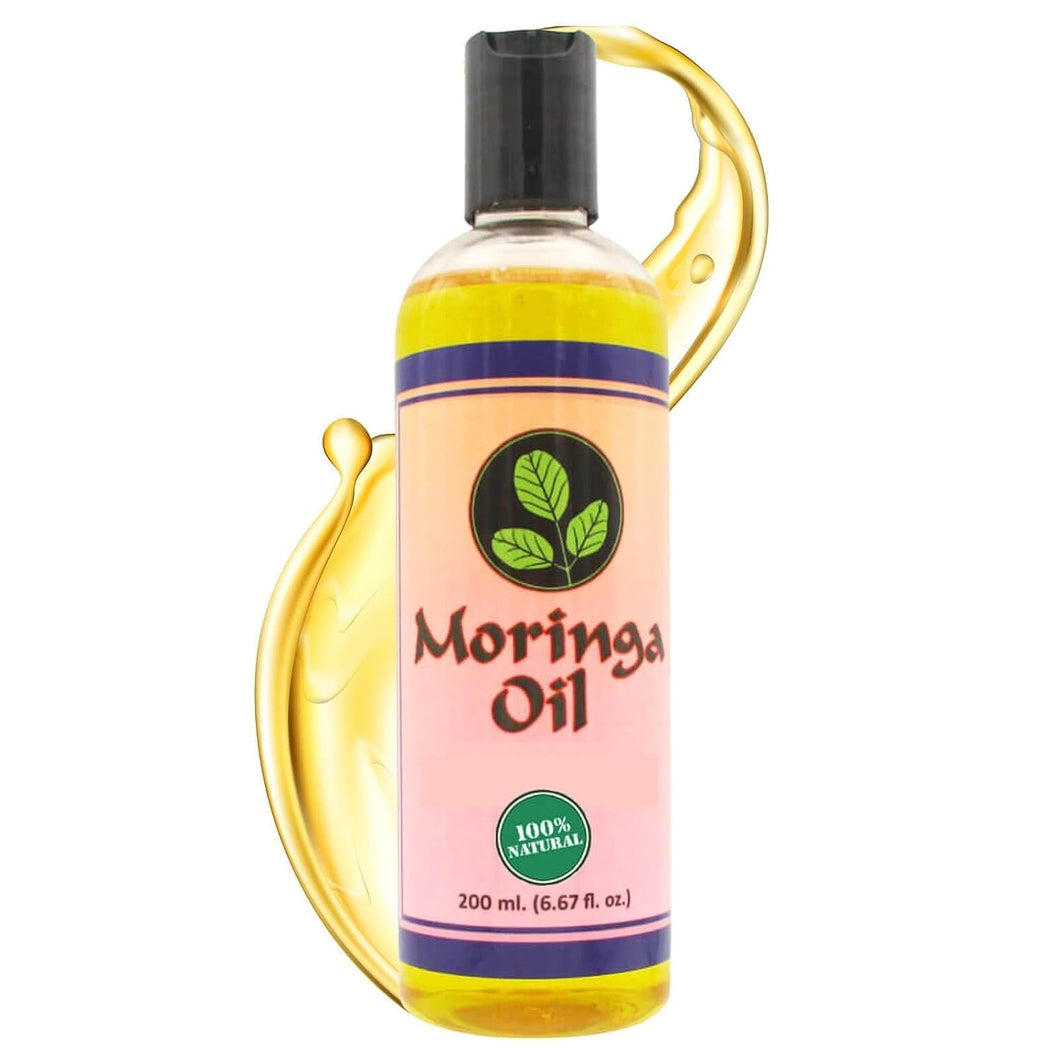 Moringa Seed Oil 6.67oz (200ml) 100% Pure, Cold-Pressed & Food Grade