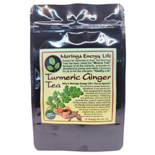 Load image into Gallery viewer, Moringa Turmeric Ginger Tea bags
