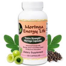 Load image into Gallery viewer, &quot;Extra Strength&quot; Moringa Capsules (120 capsules) - Immunity Booster - Moringa Energy Life
