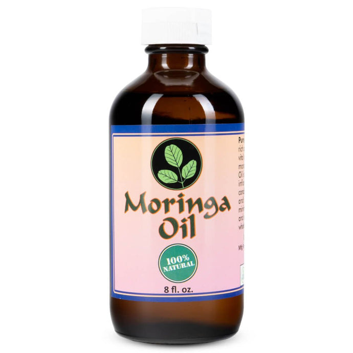 Moringa Oil 8oz - 100% Pure, Cold-Pressed, Food Grade Edible - Moringa Energy Life