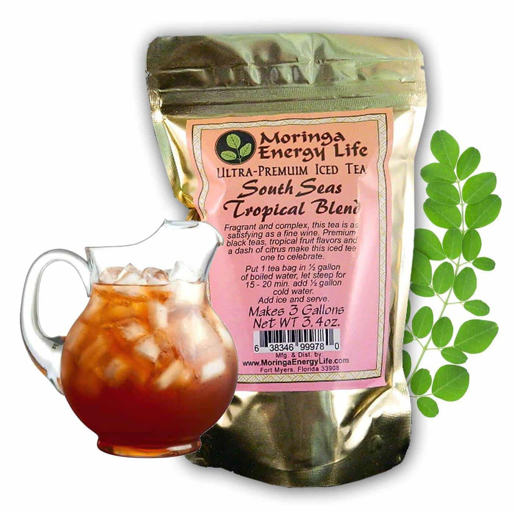 Moringa South Seas Tropical Blend Iced Tea (3 One Gallon Tea Bags) - Moringa Energy Life