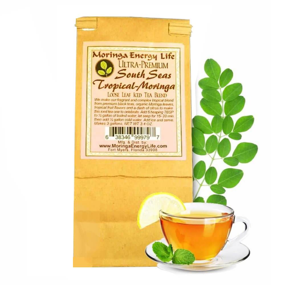 Moringa South Seas Tropical Blend Iced Tea 3.4 oz (Loose Leaf) - Moringa Energy Life
