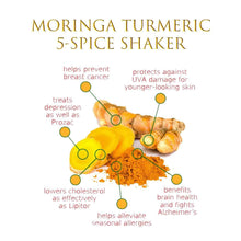 Load image into Gallery viewer, Moringa Turmeric 5 Spice Shaker 4 oz - Moringa Energy Life
