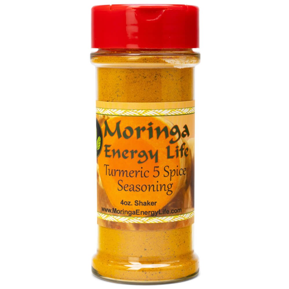Moringa Turmeric 5 Spice Shaker 4 oz - Moringa Energy Life