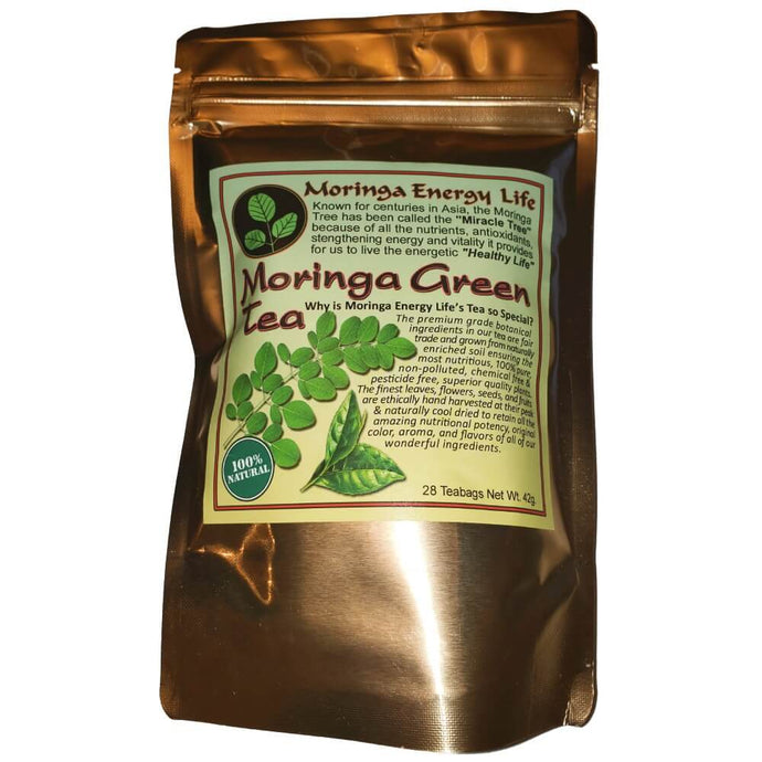 Natural Moringa Green Tea bags - Moringa Energy Life