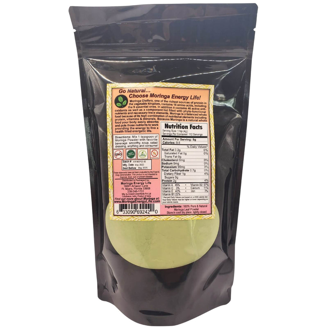 Pure Moringa Powder 1 lb. - Moringa Energy Life