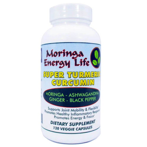 Super Turmeric Curcumin Capsules (120 capsules) - Moringa Energy Life